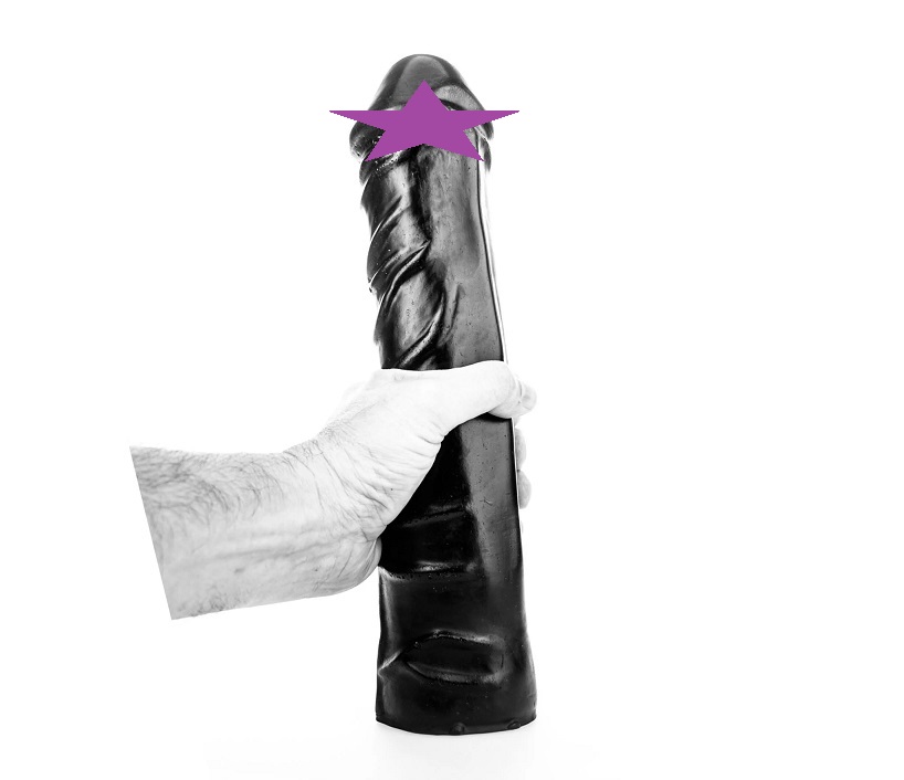 This realistic XXL dildo is an experience not to be missed. ... All Black - Monster Dong Dildo 31cm - Black photo-2