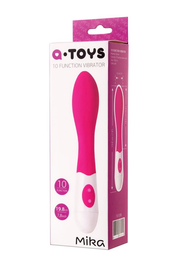Mika vibrator from A-Toys is a modern device for getting bri... A-Toys - Mika G-Spot Vibrator - Pink photo-17