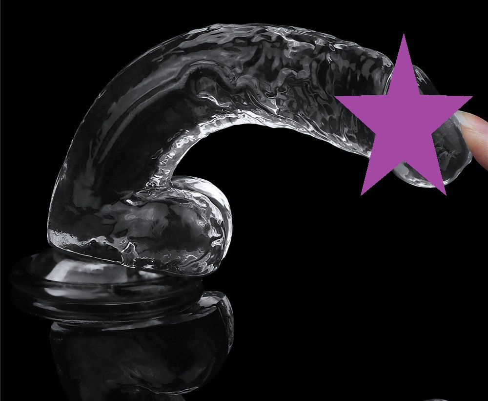 A sight for the most erotic of fantasies, LOVETOY shameless ... Lovetoy - Flawless Dildo 7.5'' - Clear photo-2