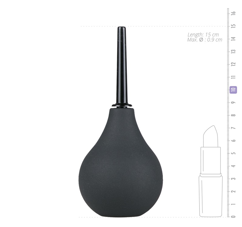 A favourite among lovers of anal play. Enjoy simple insertio... Easytoys - Anal Douche M - Black photo-4