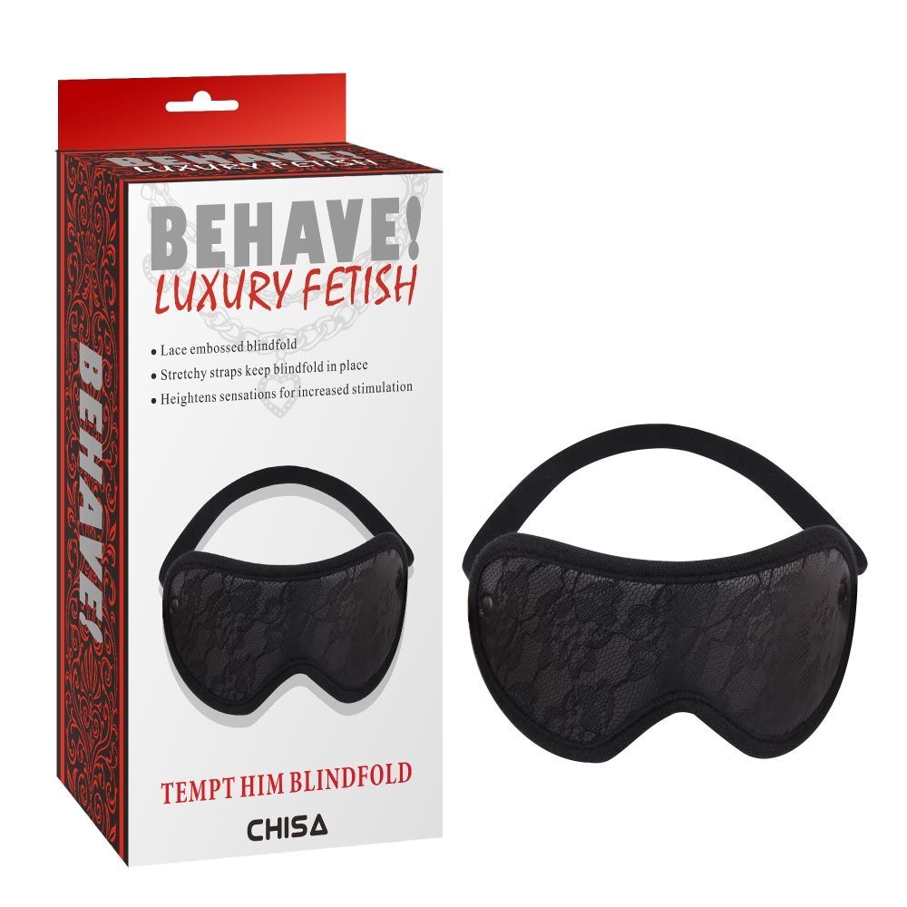 Covered With Black Lace, Fully Adjustable.
Material:PU
Prod... Chisa - Tempt Him Mask - Black photo-2