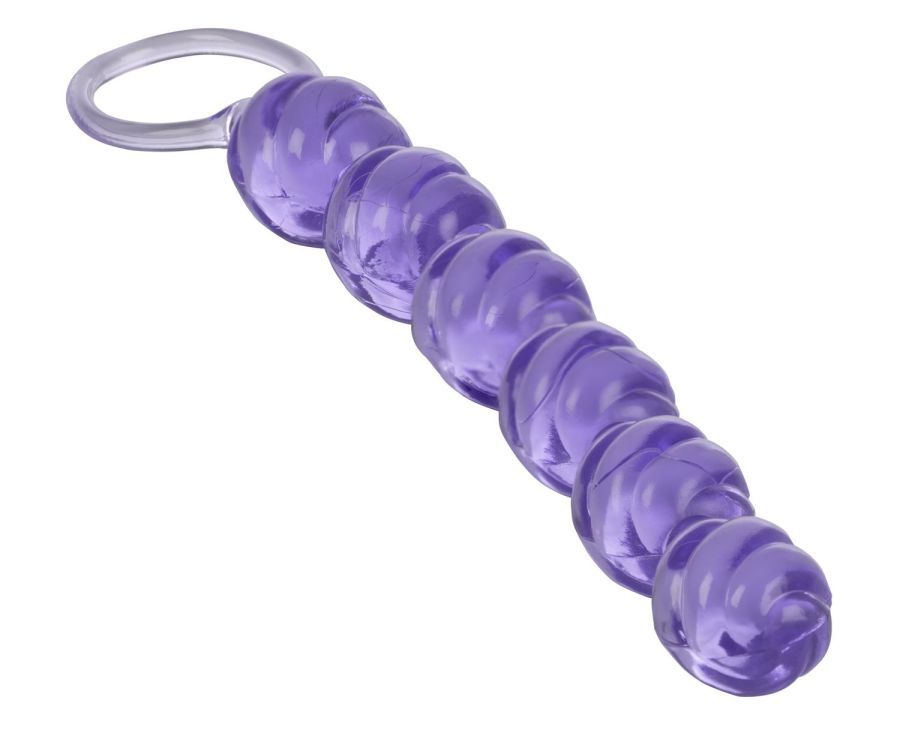 Sensually swirled for ultimate and extended personal pleasur... CEN - Swirl Pleasure Beads - Purple photo-3
