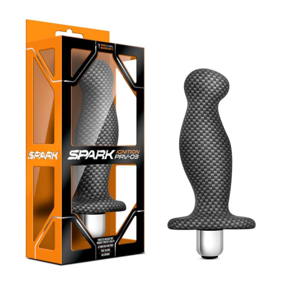 Ignition PRV-03 with its carbon fiber design exhibits a mode... Spark - PRV-03 Prostate Stimulator - Black photo-5