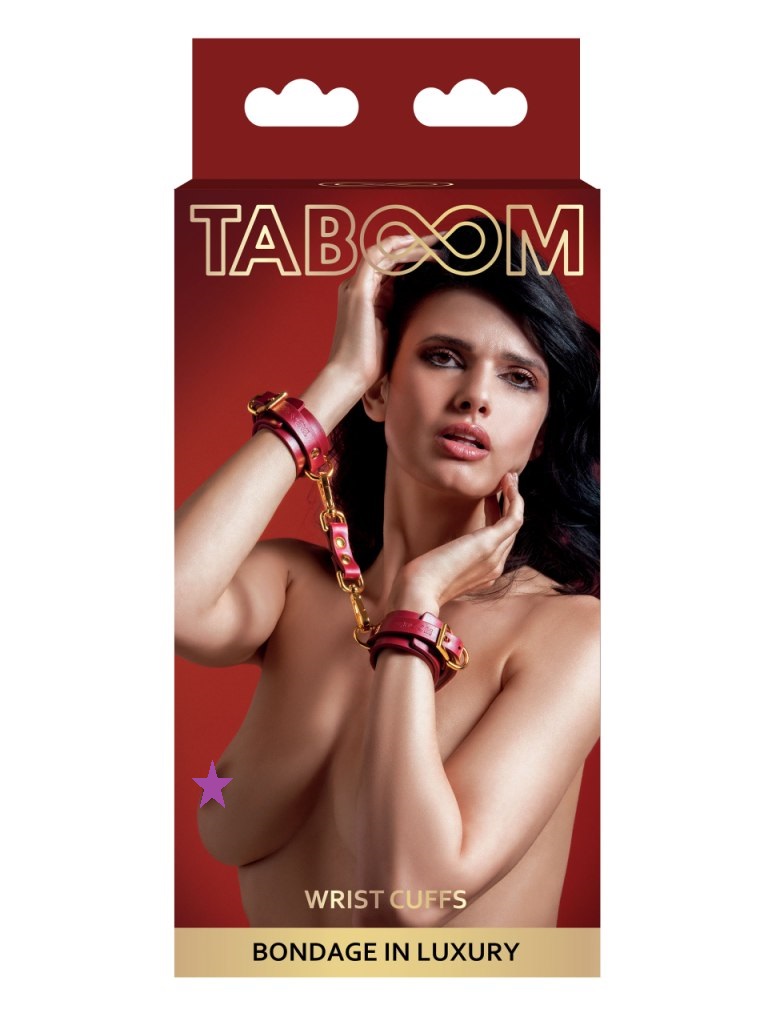 Tease and please with the luxurious and fashionable TABOOM W... Taboom - Wrist Cuffs - Red photo-6