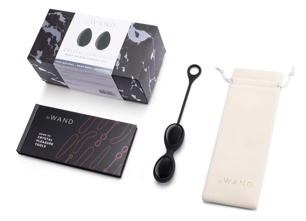 Awaken your inner strength with the new Le Wand Crystal Yoni... Le Wand - Crystal Yoni Eggs - Black Obsidian photo-6