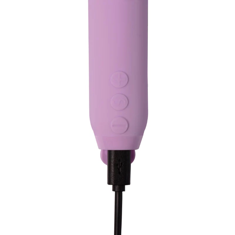 Meet Duet, a multi-surfaced bullet vibrator with small, roun... Je Joue - Duet Bullet Vibrator - Lilac photo-4