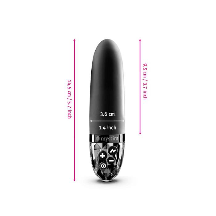 The Sleek Freak is a real classic. Straightforward and witho... Mystim - Sleak Freak eStim Vibrator photo-9