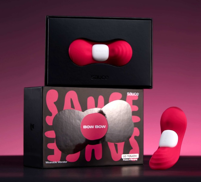 Embrace cutting-edge technology for an unprecedented wearabl... Sauce - Bow Bow Sensing Panty Vibrator - Pink photo-19