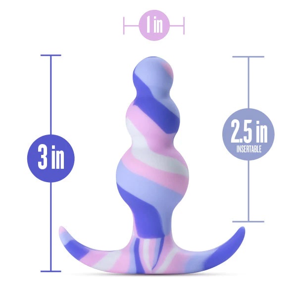 Modern, stylish, and beautiful - meet Avant Twilight. Twilig... Avant - Twilight Anal Plug - Blue photo-8