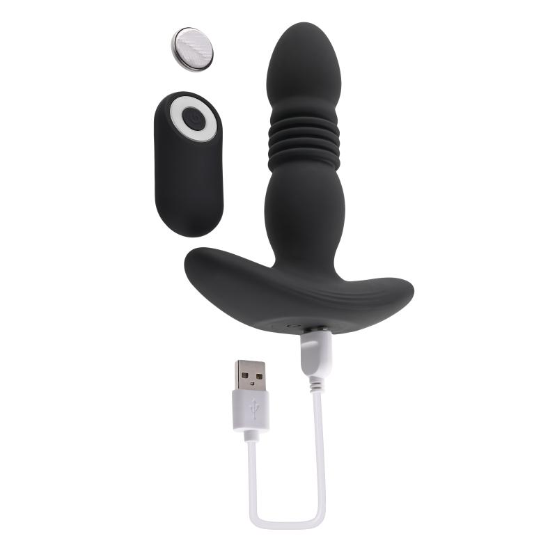 You'll trust The Thrust after experiencing the power of ... Playboy - Thrust Vibro Anal Plug - Black photo-8
