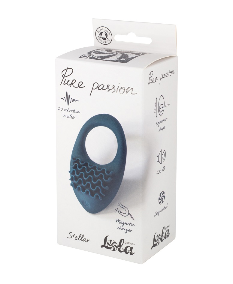 The Stellar cockring is a versatile adult toy designed for p... Lola Games - Pure Passion Stellar Vibro Ring - Green photo-4
