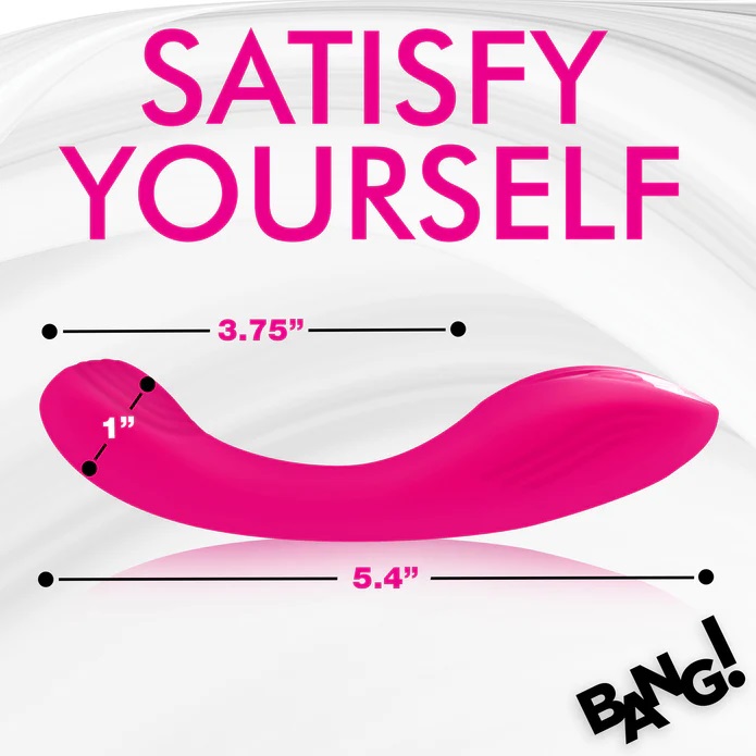 Get the power and pleasure right where you want it with this... Bang! - G-Spot Vibrator - Pink photo-8