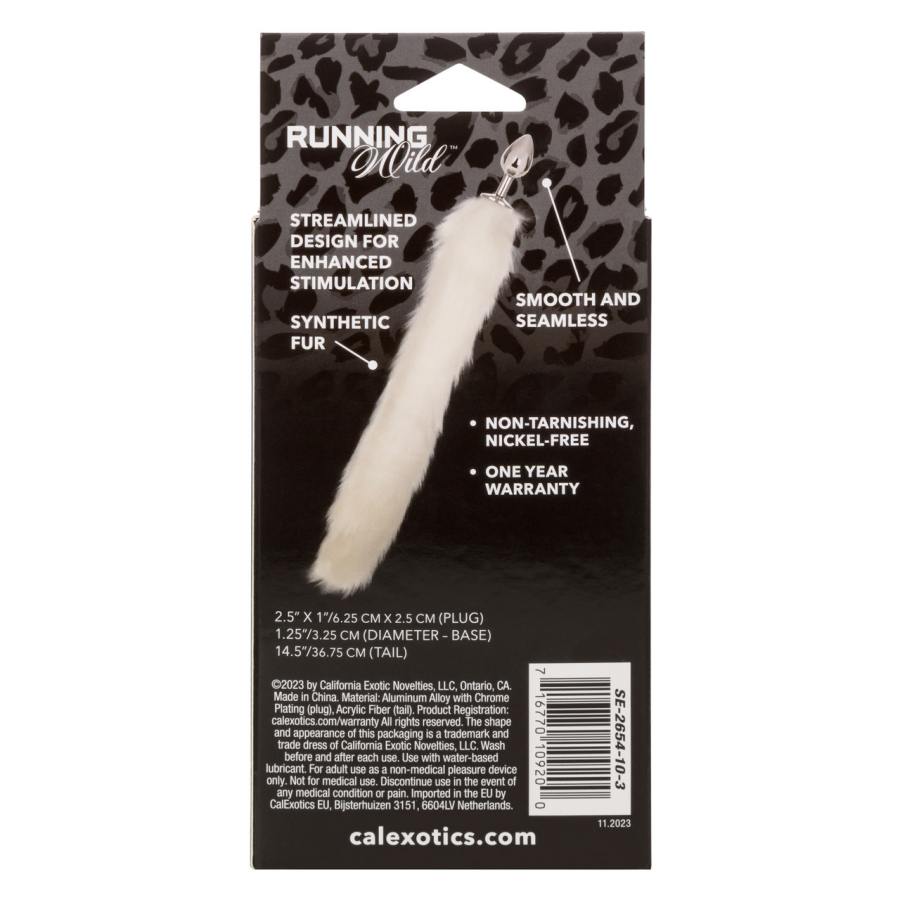 CEN - Running Wild Fox Tail Plug - White CEN - Running Wild Fox Tail Plug - White 照片-7
