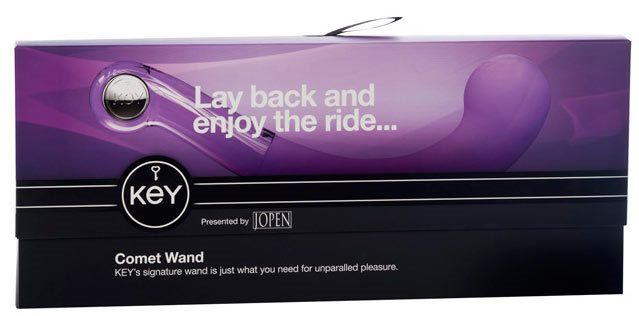KEYs signature G Spot Wand is weighted and curved for G Spot... Key - Comet G-Spot Wand - Lavender photo-3