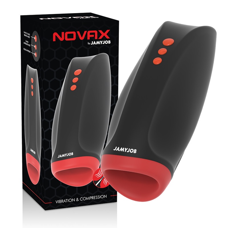At JAMYJOB we continue to innovate every day to offer maximu... Jamyjob - Novax Vibro Masturbator - Black photo-5