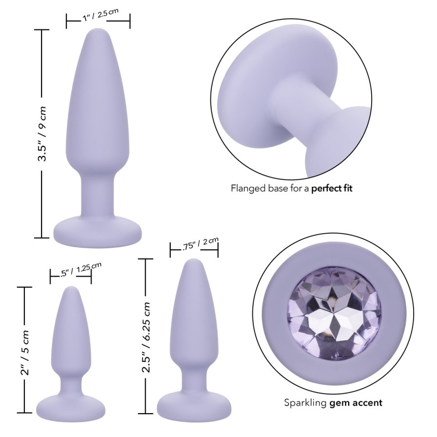 Give into your naughtiest fantasies and open yourself up to ... CEN - First Time Crystal Booty Kit - Purple photo-15