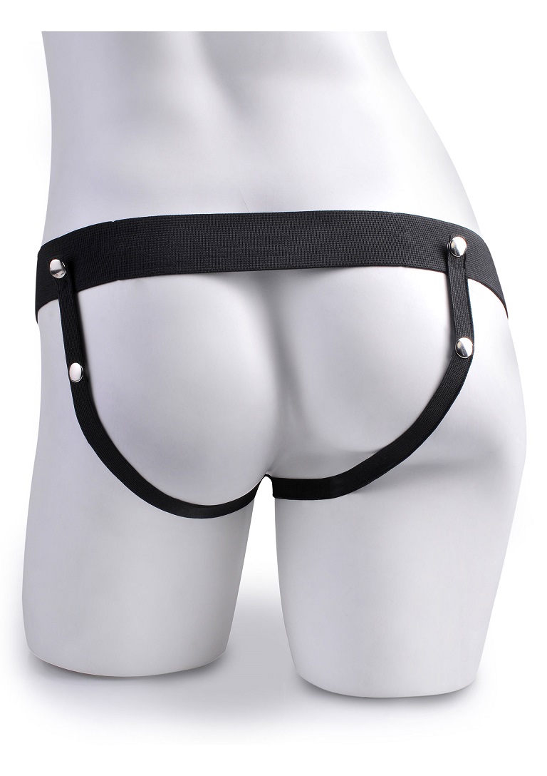 Have you always wanted to feel more confident about your siz... Fetish Fantasy - 6" Vibro Hollow Strap-On w Balls photo-4