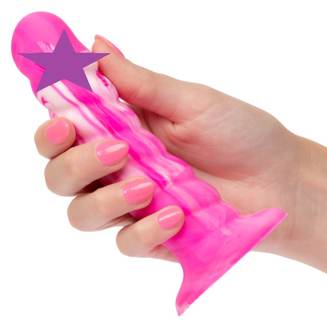 Introducing the Twisted Love Twisted Ribbed Probe, a one-of-... CEN - Twisted Ribbed Anal Plug - Pink photo-2