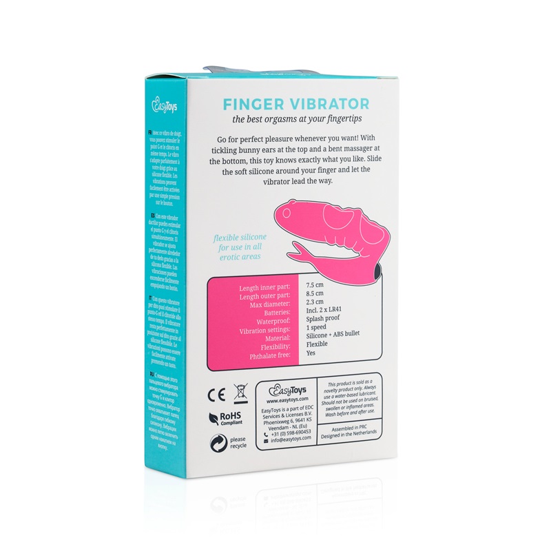 With a finger vibrator like this, you can stimulate the G-sp... Easytoys - Finger Vibrator - Black photo-7