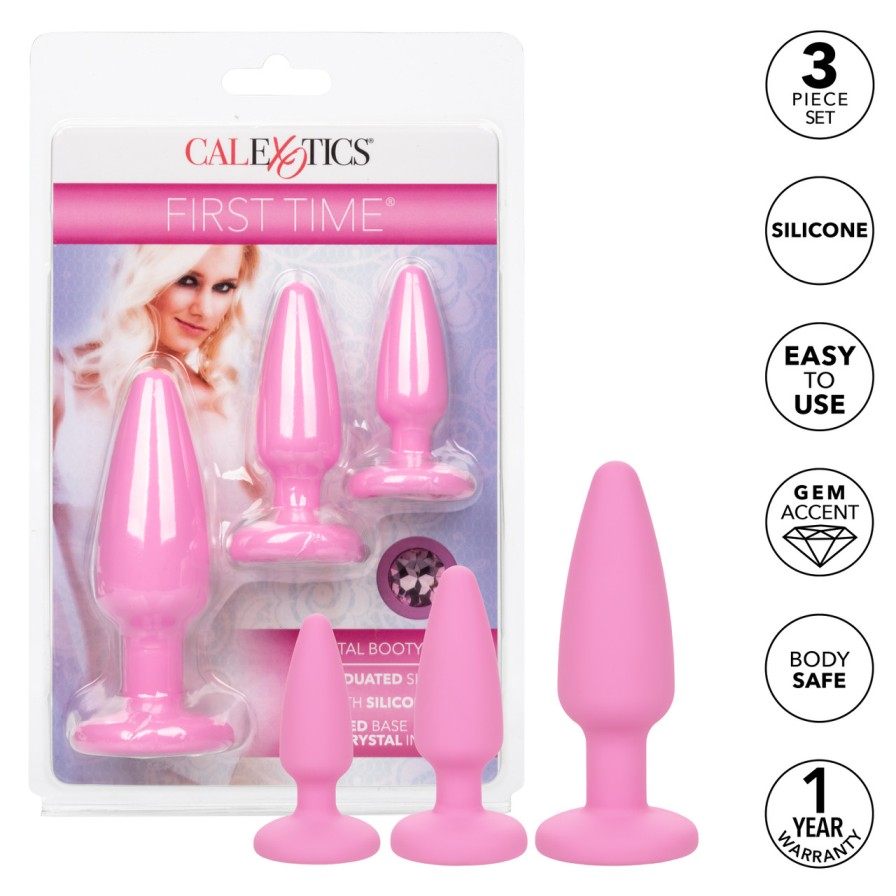 Give into your naughtiest fantasies and open yourself up to ... CEN - First Time Crystal Booty Kit - Pink photo-16