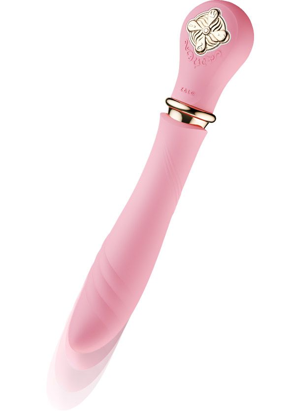 The first auto-thrust massager from ZALO; subvert the tradit... Zalo - Desire Heating Thruster - Fairy Pink photo-7