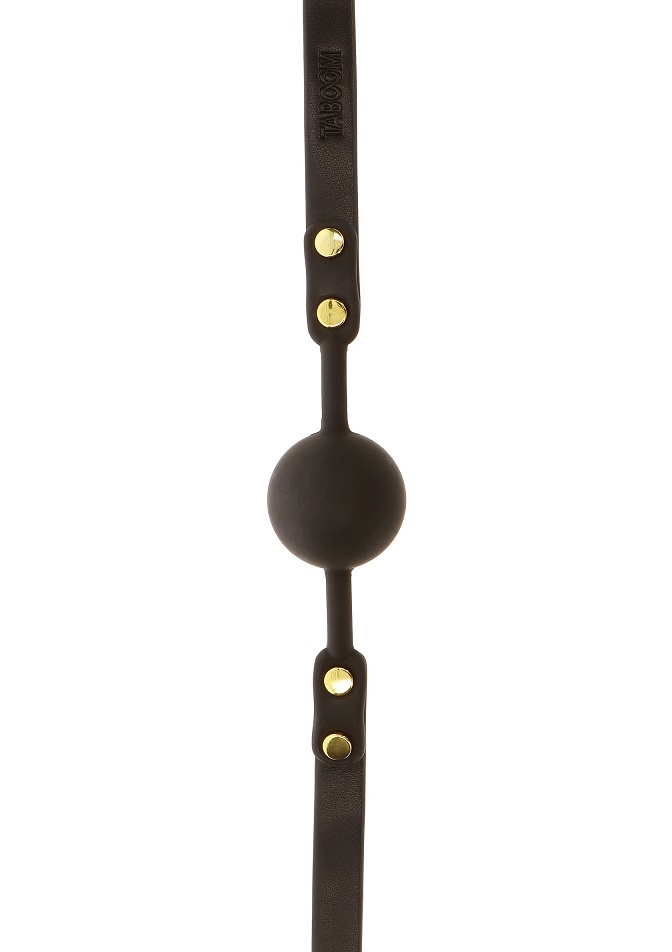 Explore the captivating world of bondage with the TABOOM Bal... Taboom - Vogue Ball Gag - Black photo-5