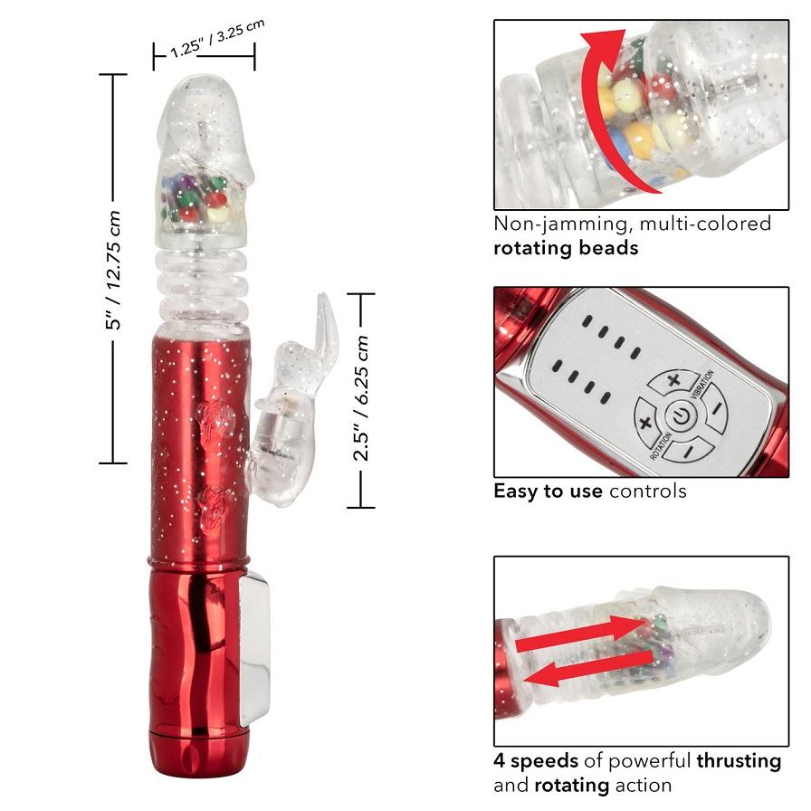 .
CEN - Cumball Machine 抽插兔仔震棒 - 红色 照片-10