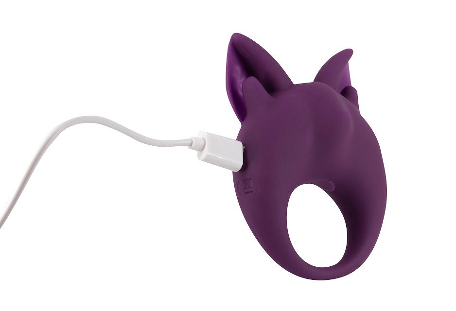 Functional and cute clitoral stimulator Kitten KiKi, made of... Lola Games - MiMi Kitten Kiki Vibro Ring - Purple photo-7