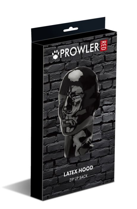 Made from top-quality, stretchy latex, this hood guarantees ... Prowler - Latex Hood - Black photo-5