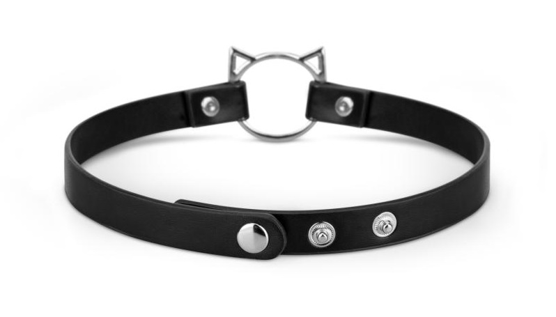 Complete your BDSM look with this elegant kitty choker, made... Bedroom Fantasies - Kitty Choker - Black photo-4