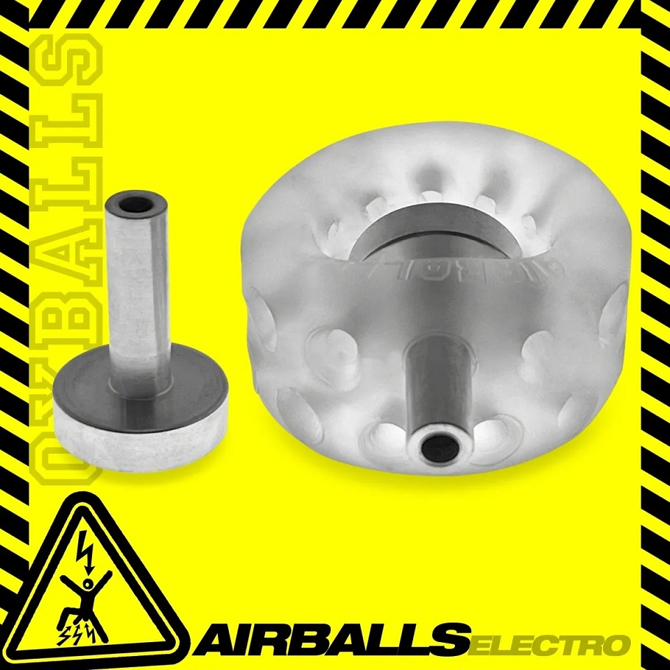 Airballs Electro is an electro-ballstretcher version and the... Oxballs - Airballs Electro Ballstretcher - Clear Ice photo-5