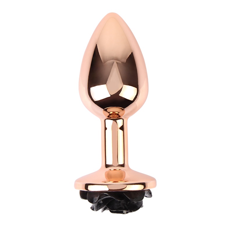 Metal plug for anal play and training
Tapered easy entry tip... Chisa - Evil Rose Metal Plug S - Black photo-2