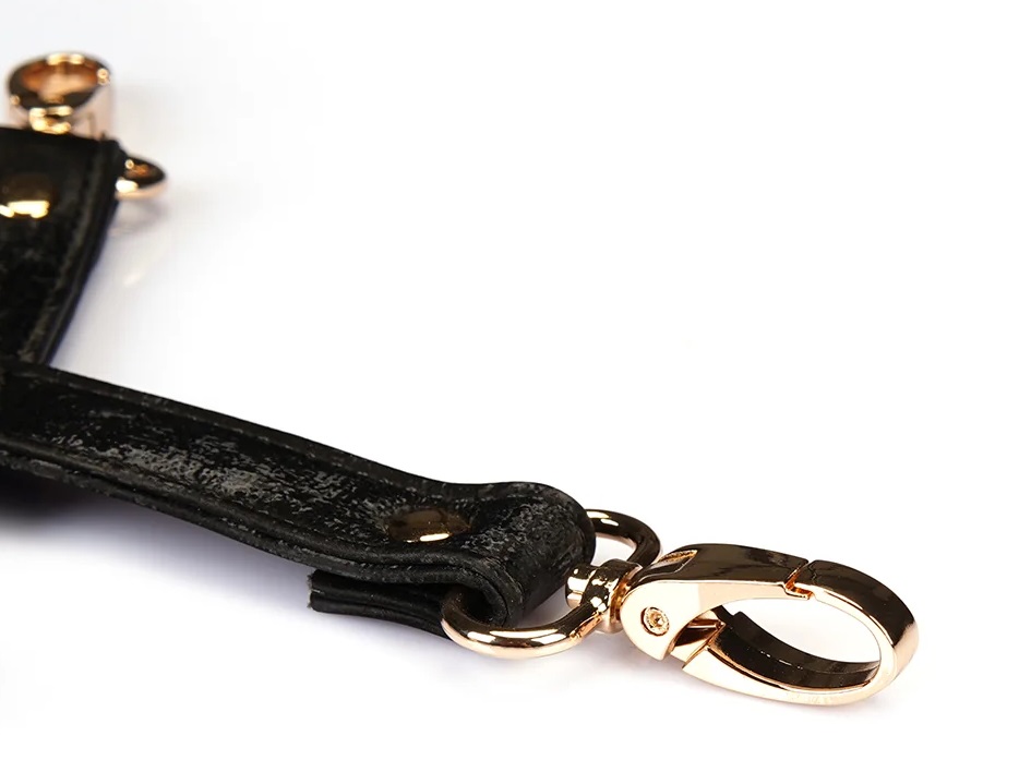 Embrace your mysterious side with this black hogtie. In a bl... Liebe Seele - Boudoir Amor Hogtie - Black photo-2