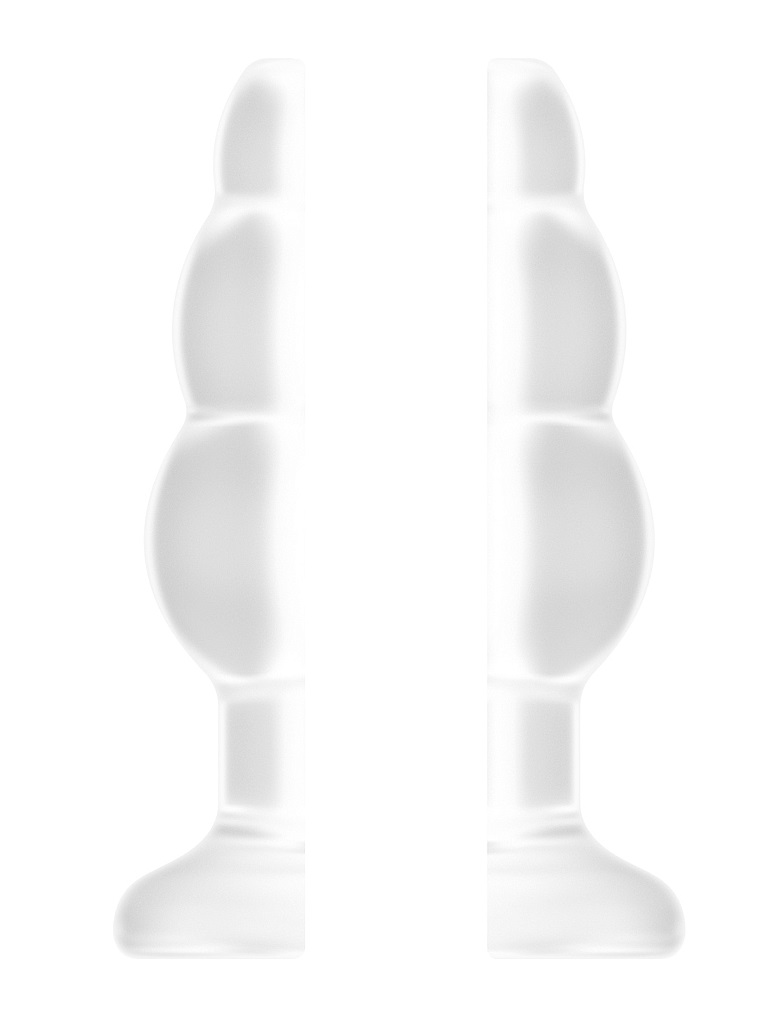 This butt plug will bring some whole new possibilities into ... Sono - #50 Hollow Tunnel Butt Plug M - Clear photo-3