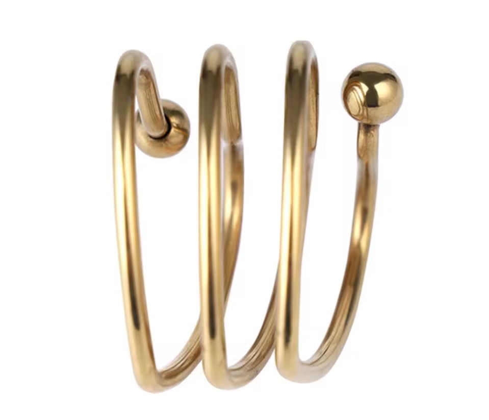 Heart shaped delay ejaculation metal cock ring
Material: St... MT - Heart Shaped Cock Ring - Gold photo-3