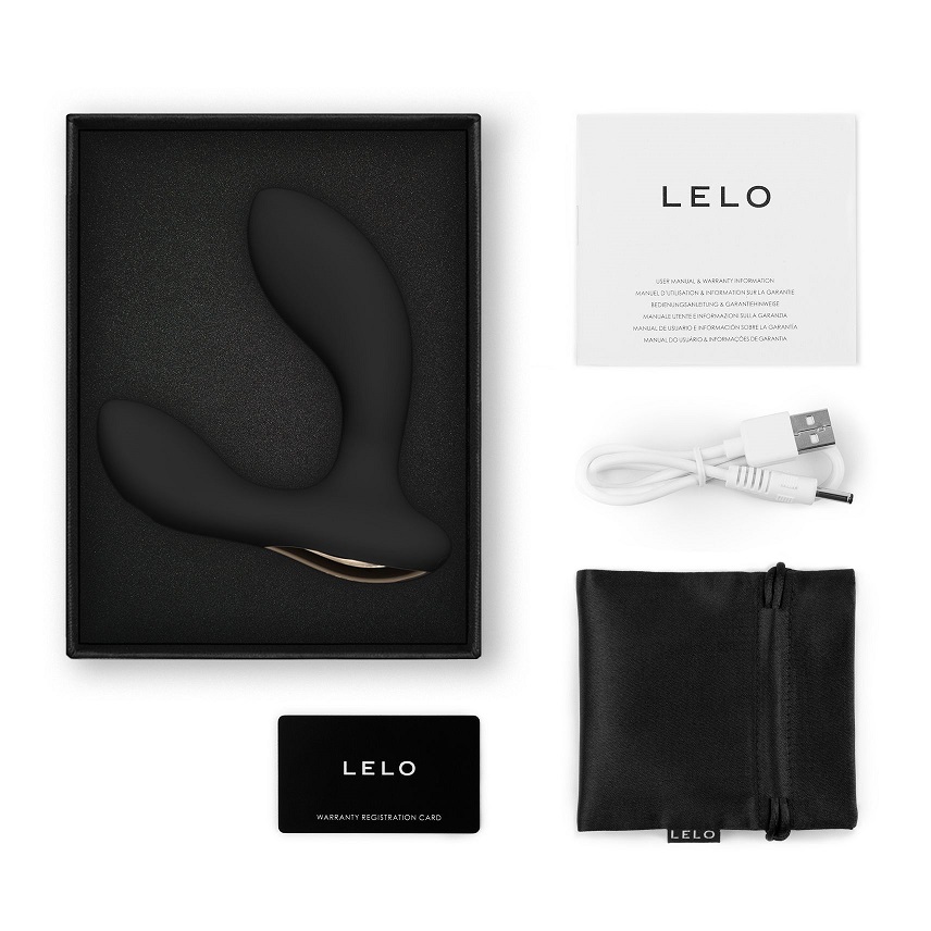 HUGO 2 is an app-connected prostate massager with four power... Lelo - Hugo 2 APP Prostate Massager - Black photo-8