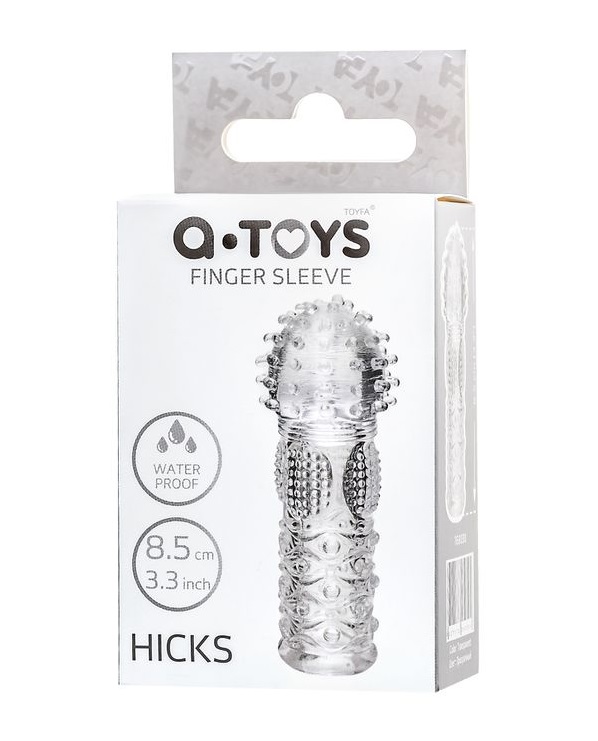 Hicks finger attachment is made of a safe, soft and elastic ... A-Toys - Hicks Finger Sleeve - Clear photo-8