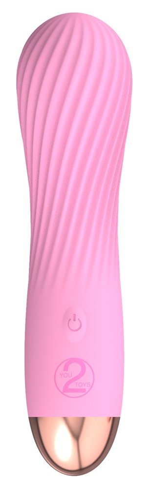 The little vibrator for a handbag!
Pink mini vibrator with a... Cuties - Grooved Mini Vibrator - Pink photo-3