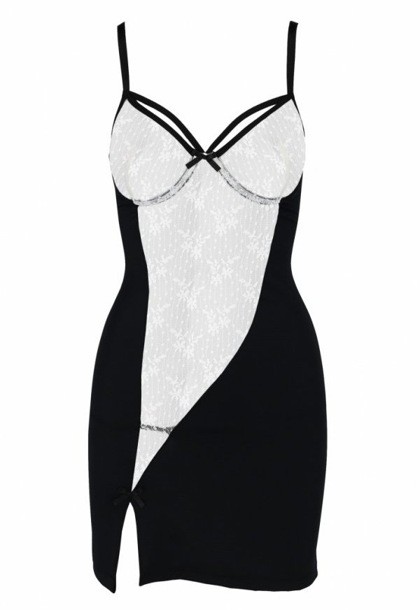 Eye-catching T-shirt by Passion was created from a combinati... Passion - Nea Chemise - Black - S/M photo-5