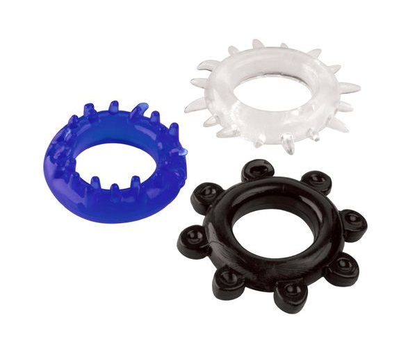 Erection rings for strengthening an erection and prolonging ... A-Toys - Cock Rings Set 3pcs photo-2