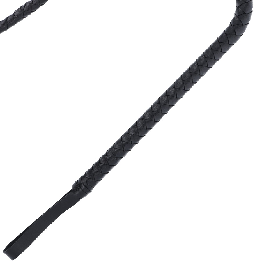 Surrendering to the senses and yielding to desire will not c... Darkness - Long Whip 210cm - Black photo-4