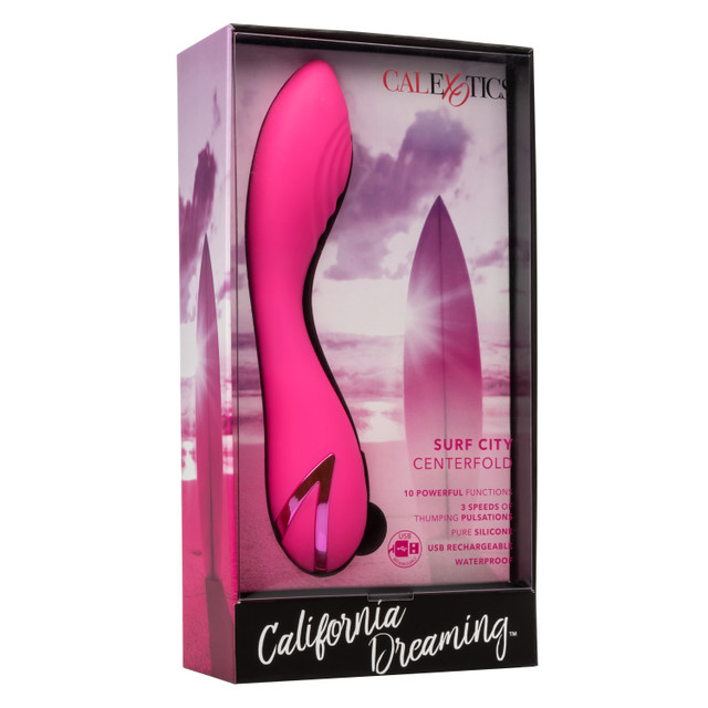 Indulge in waves of pleasure as the California Dreaming Surf... CEN - CalDream Surf City Pulsation Massager - Pink photo-9