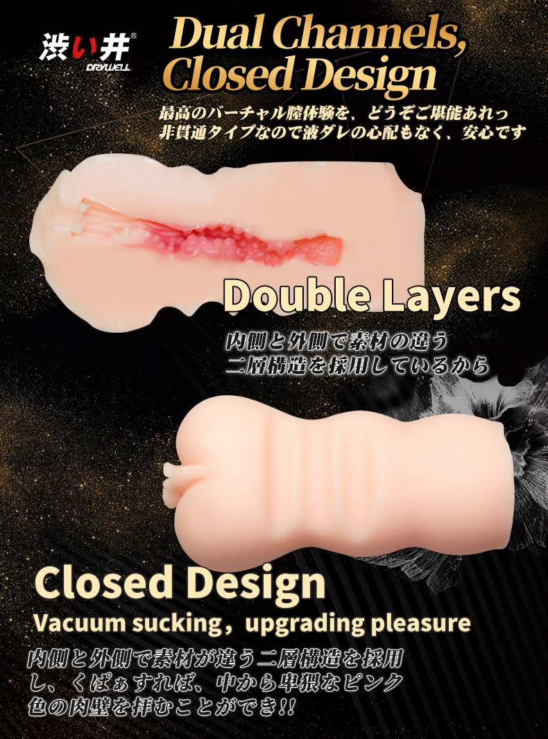 Japanese medical silicone, non-toxic, tasteless and safe
Lif... Drywell - Asahi Mizuno Silicone Masturbator photo-8