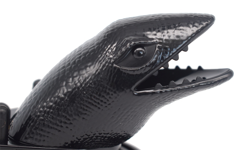 Short Crocodile head chastity cage
Total high: 110mm
Cage h... FAAK - Short Crocodile Chastity Cage - Black photo-9