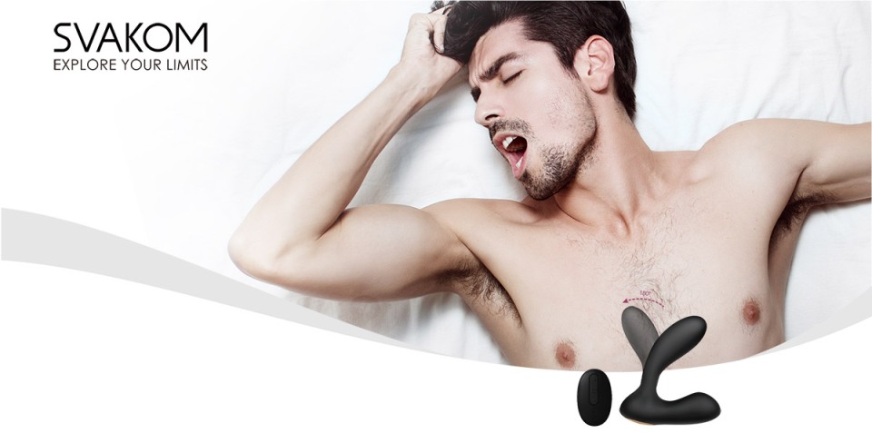 Vick is a powerful and luxurious prostate and perineum massa... SVAKOM - Vick Remote Control Prostate Perineum Vibrator - Black photo-6