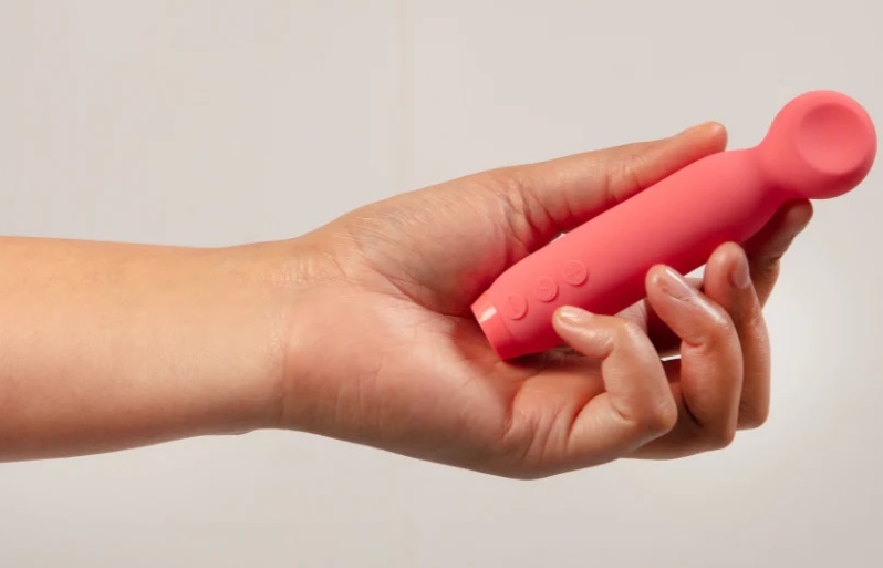 Meet Vita, a unique wand-tipped bullet whose rounded tip is ... Je Joue - Vita Bullet Vibrator - Red photo-2