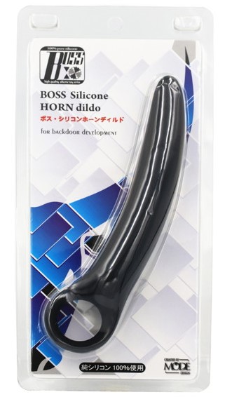 A new classic dildo for anal toys is now available from the ... Boss - Horn Dildo L - Black photo-4