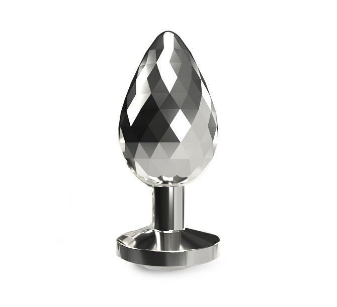 The Disco Diamond Plug is a dazzling butt plug that adds a t... ToyJoy - Disco Metal Plug S - Silver photo-2