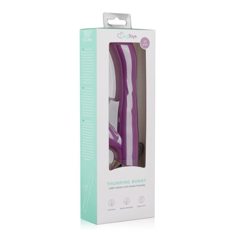 Are you looking for a toy that stimulates all your sensitive... Easytoys - Thumping Bunny Vibe - Purple photo-9
