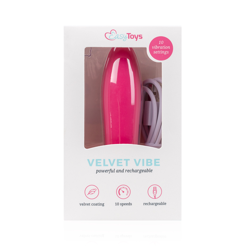 Take your favorite vibrator with you everywhere you go! The ... Easytoys - Velvet Vibe Bullet - Pink photo-7